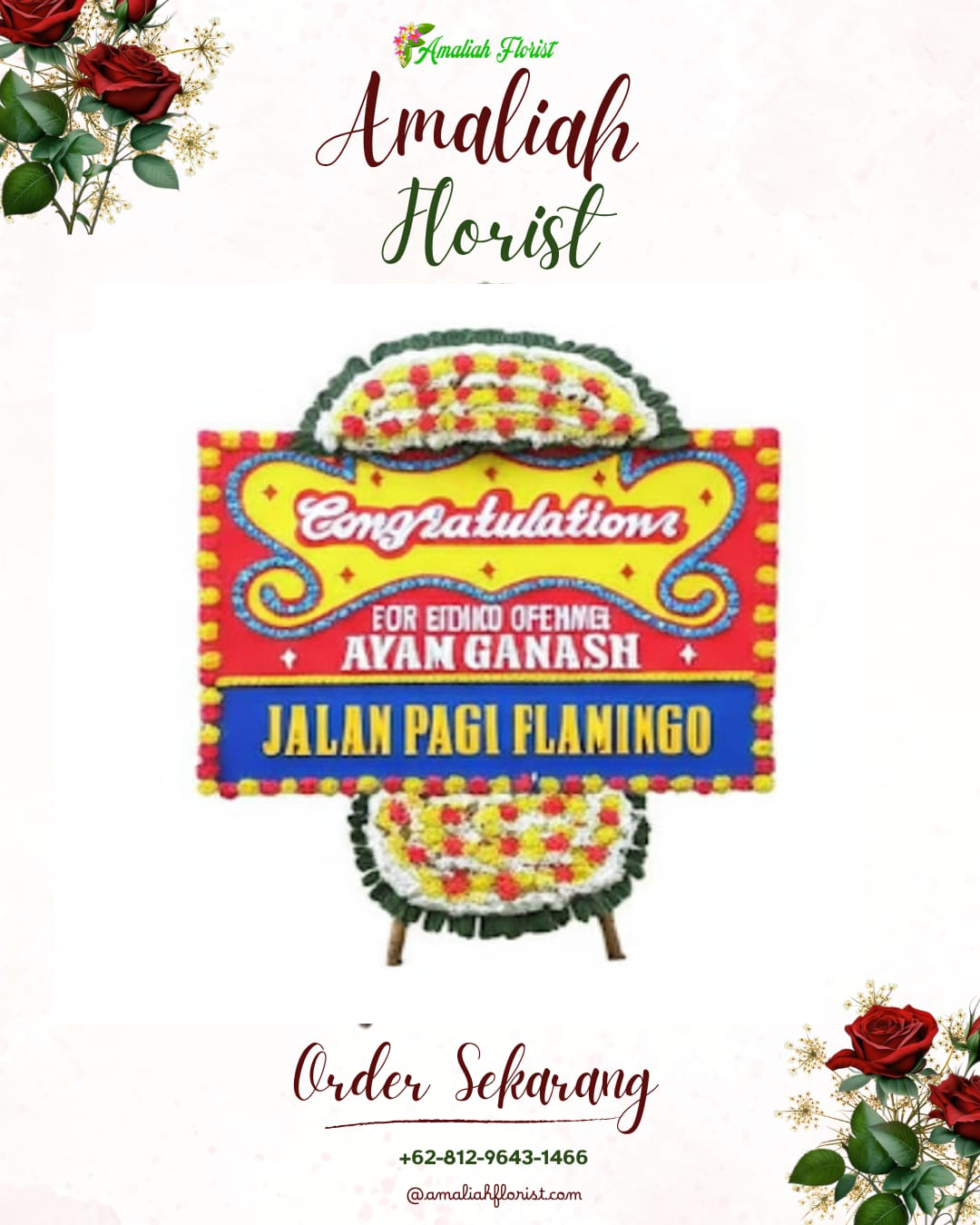 Sewa Papan Bunga Sambikerep
